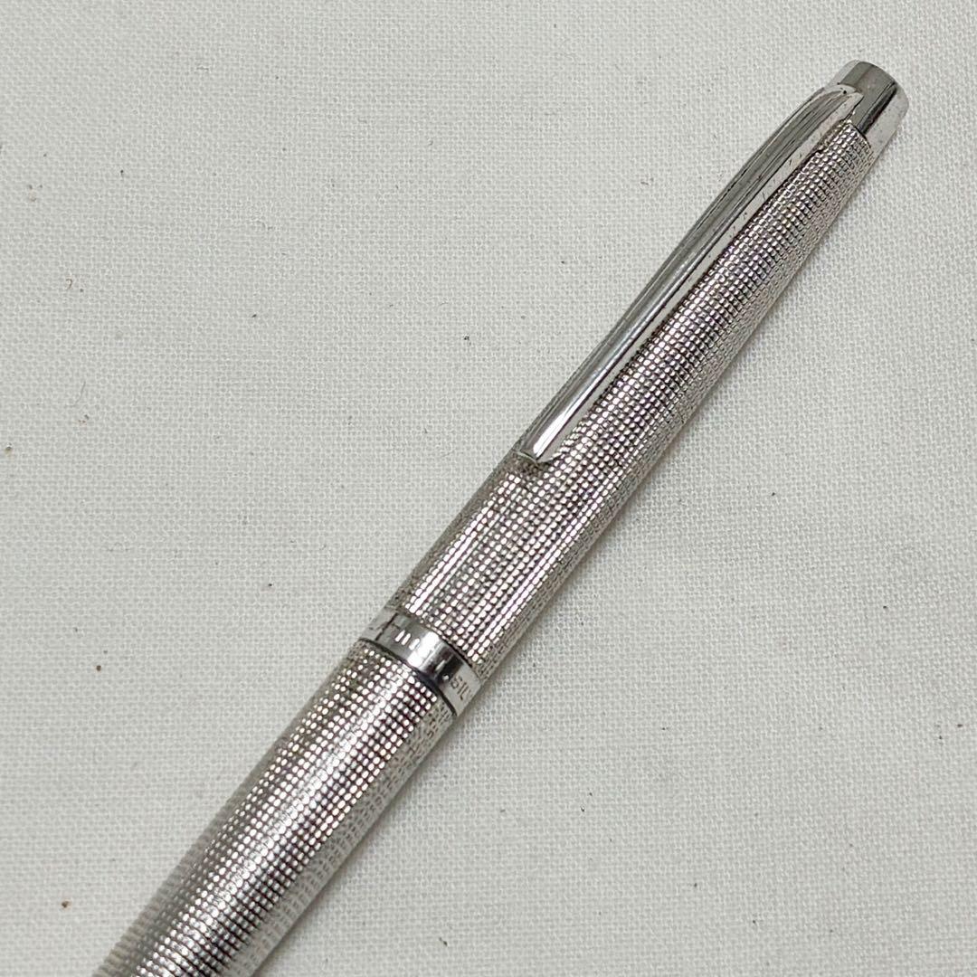 プラチナ万年筆　回転繰り出し　シルバー&ロジウム　シャーペン