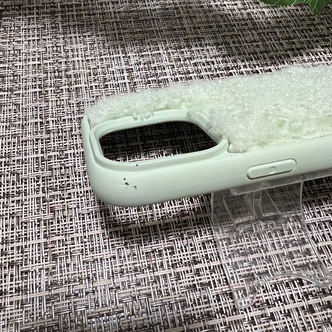 Miu Miu iPhone14PROケース エメラルドグリーン