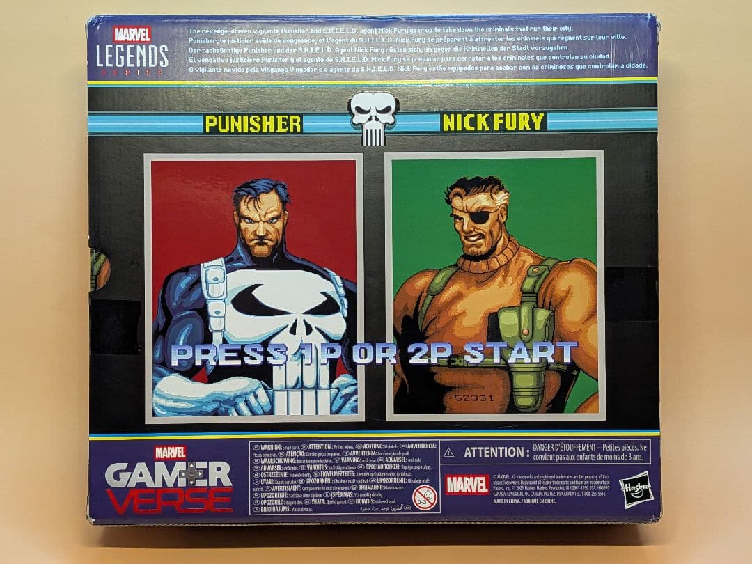 パニッシャー＆ニック・フューリー 2体セット新品未開封ゲーマーバース