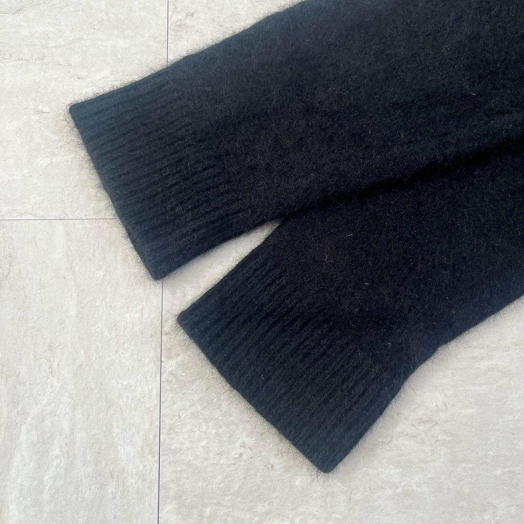 ガリャルダガランテ 2wayショートカーディガン クロップド 金ボタン シャギー