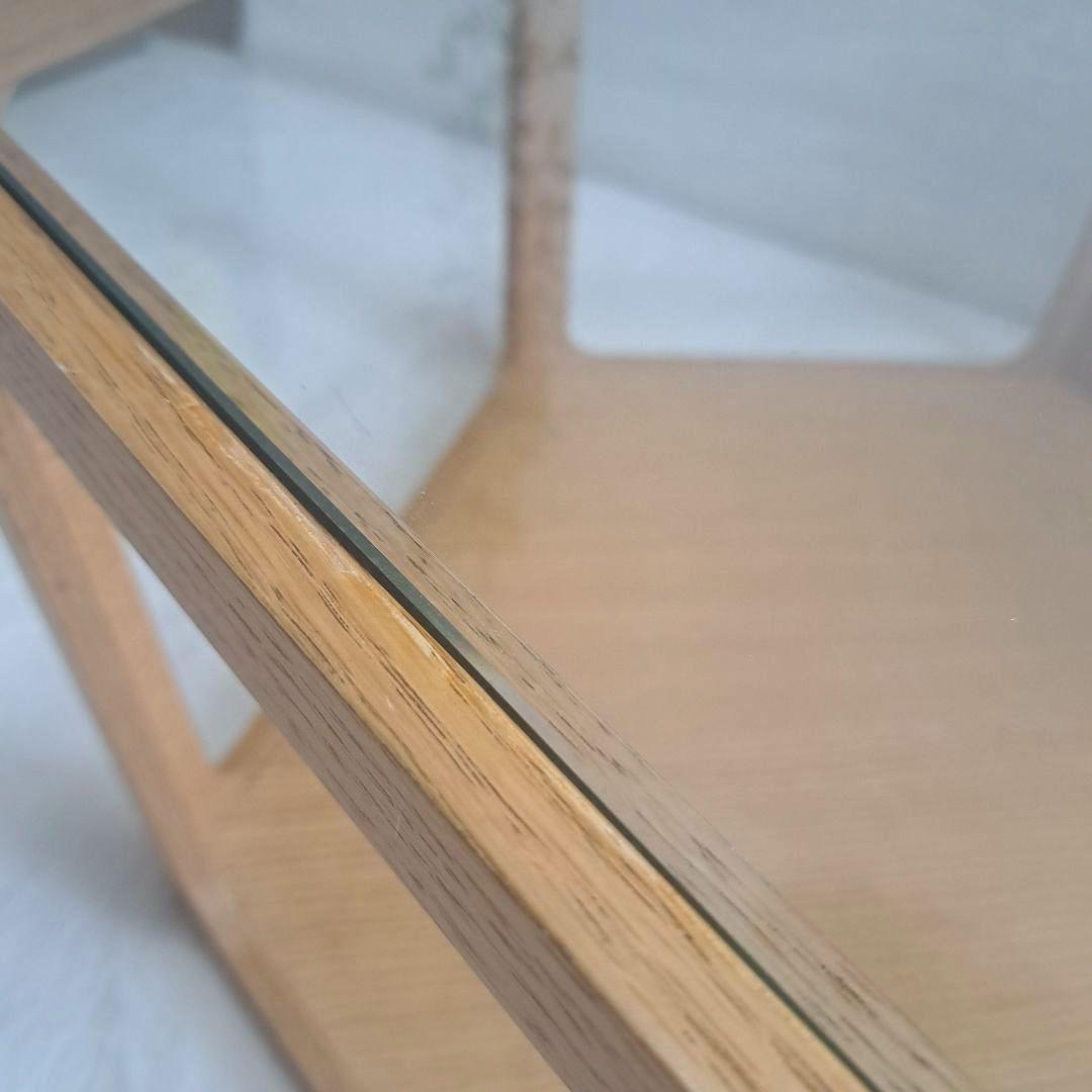 桜屋工業　CHERRY センターテーブル 六角形ガラス