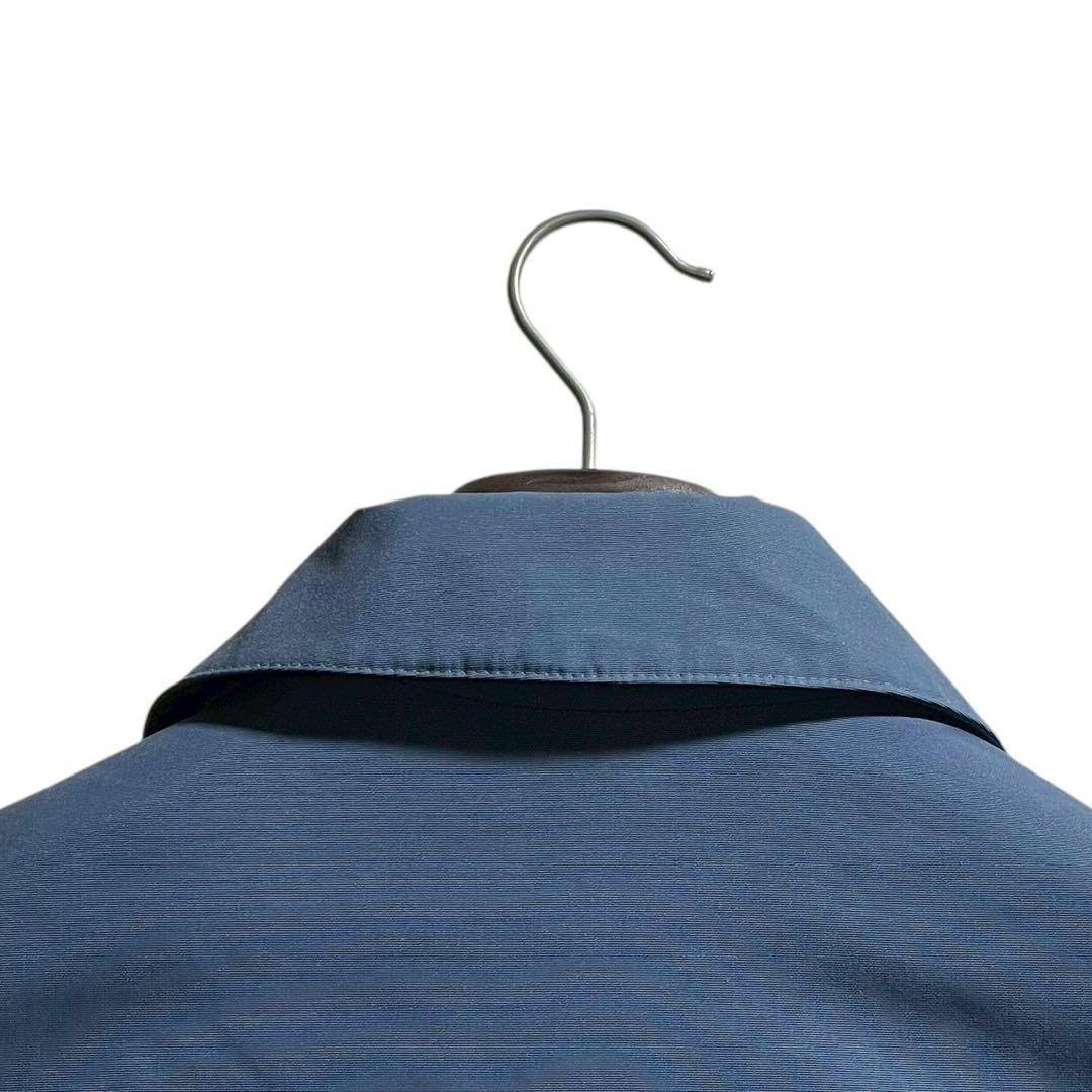 HERMES エルメス コート 52 ブルー ナイロン 中綿入り ジャケット