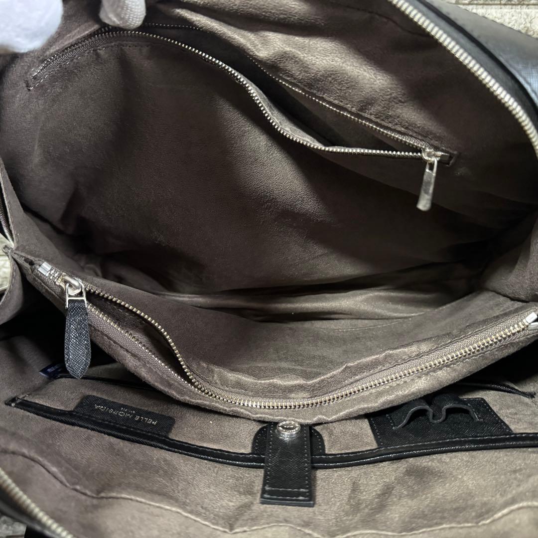 【PELLE MORBIDA】 2WAY Capitanoビジネスバッグ 黒