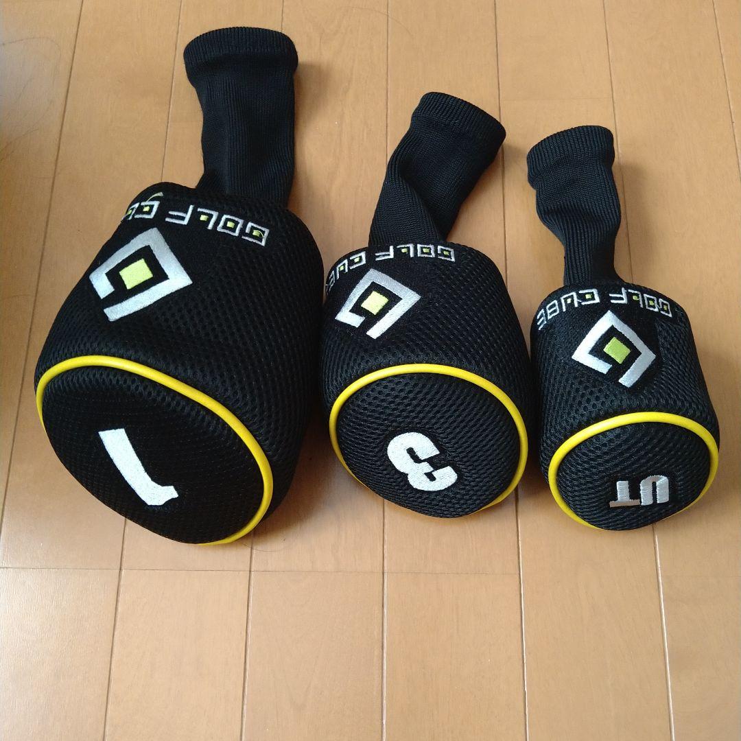 GOLF CUBE ゴルフバッグ+ クラブ１０本+新品ゴルフボール３ダース付