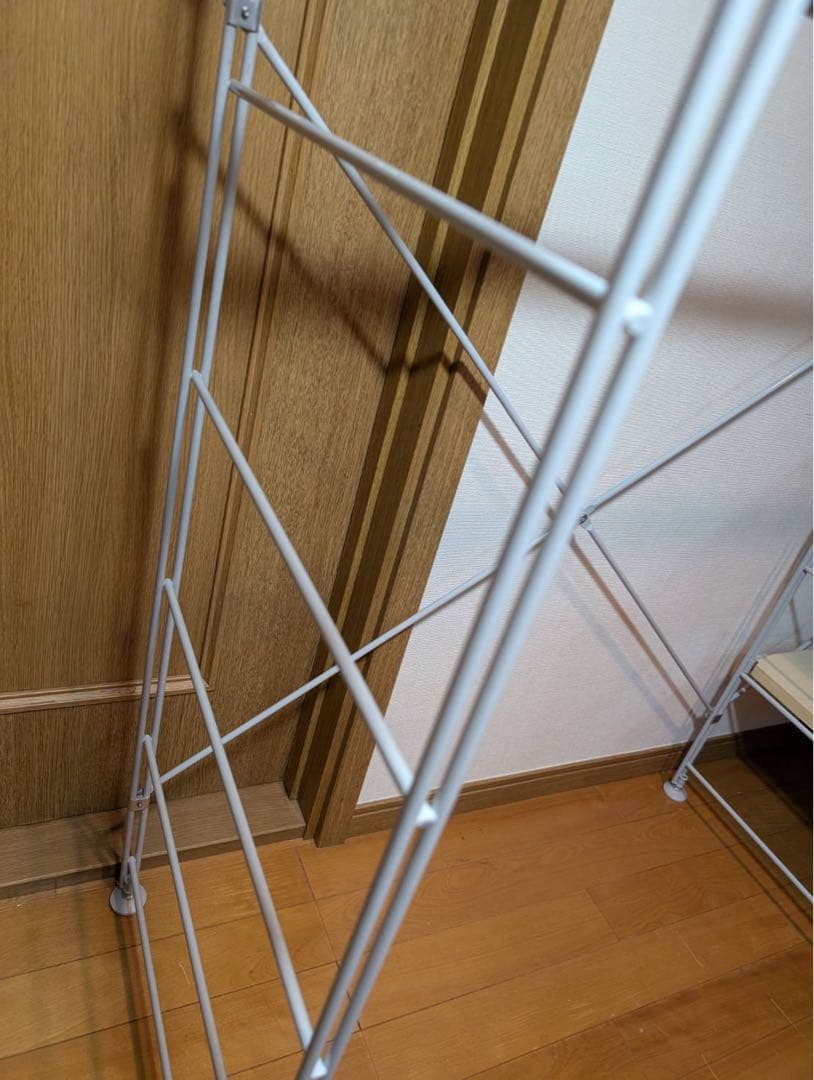 ■送料込■無印 MUJI スチールユニットシェルフ 衣類収納 ワードローブ棚家具