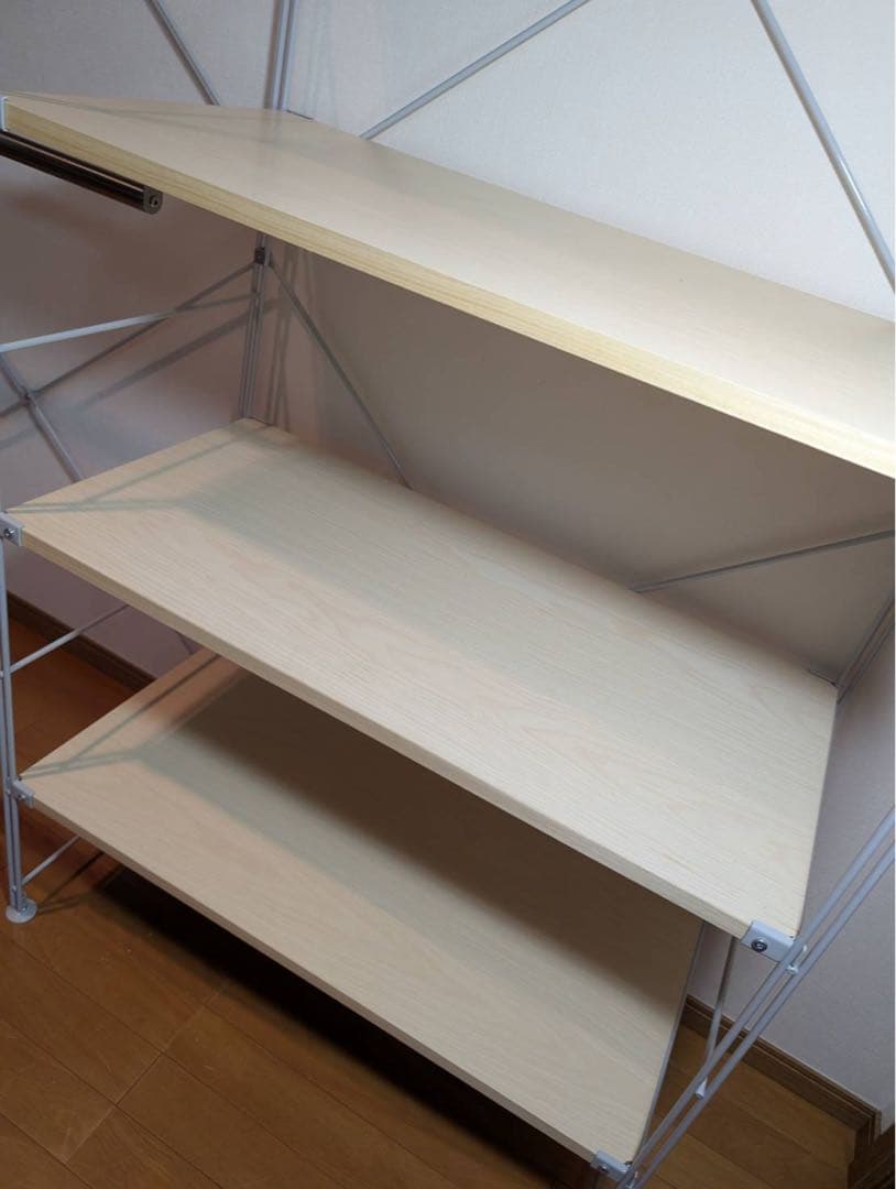 ■送料込■無印 MUJI スチールユニットシェルフ 衣類収納 ワードローブ棚家具