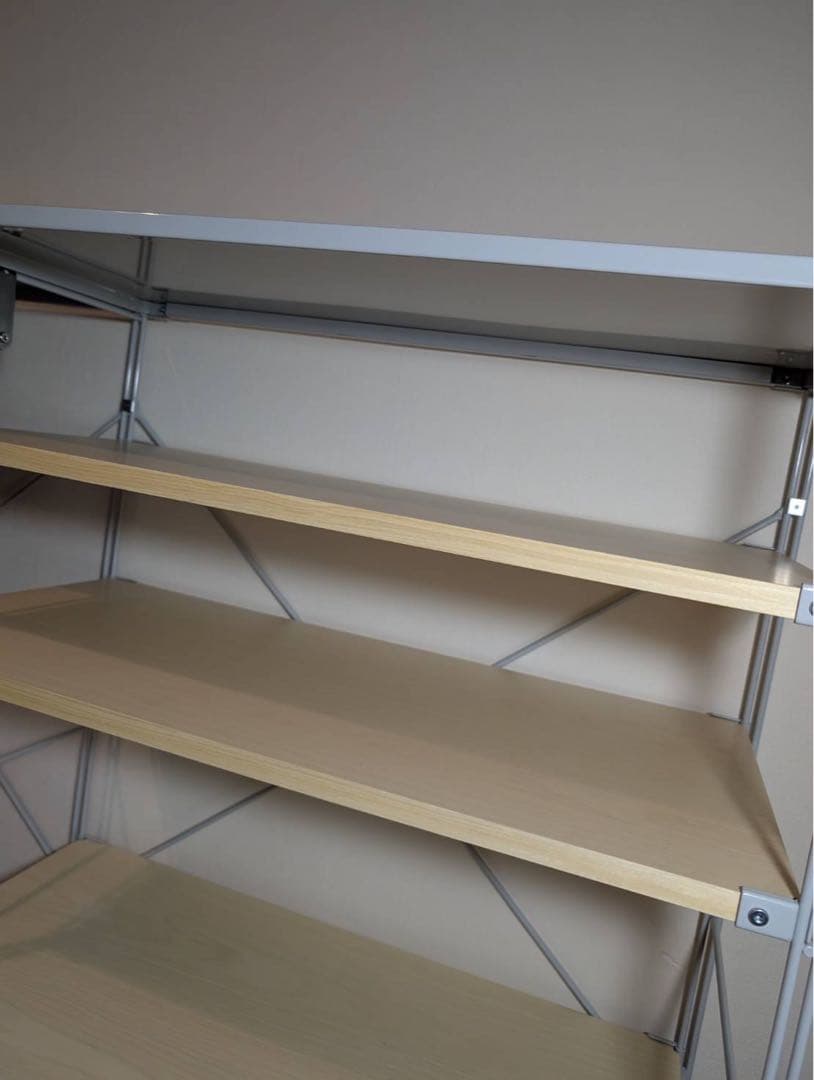 ■送料込■無印 MUJI スチールユニットシェルフ 衣類収納 ワードローブ棚家具