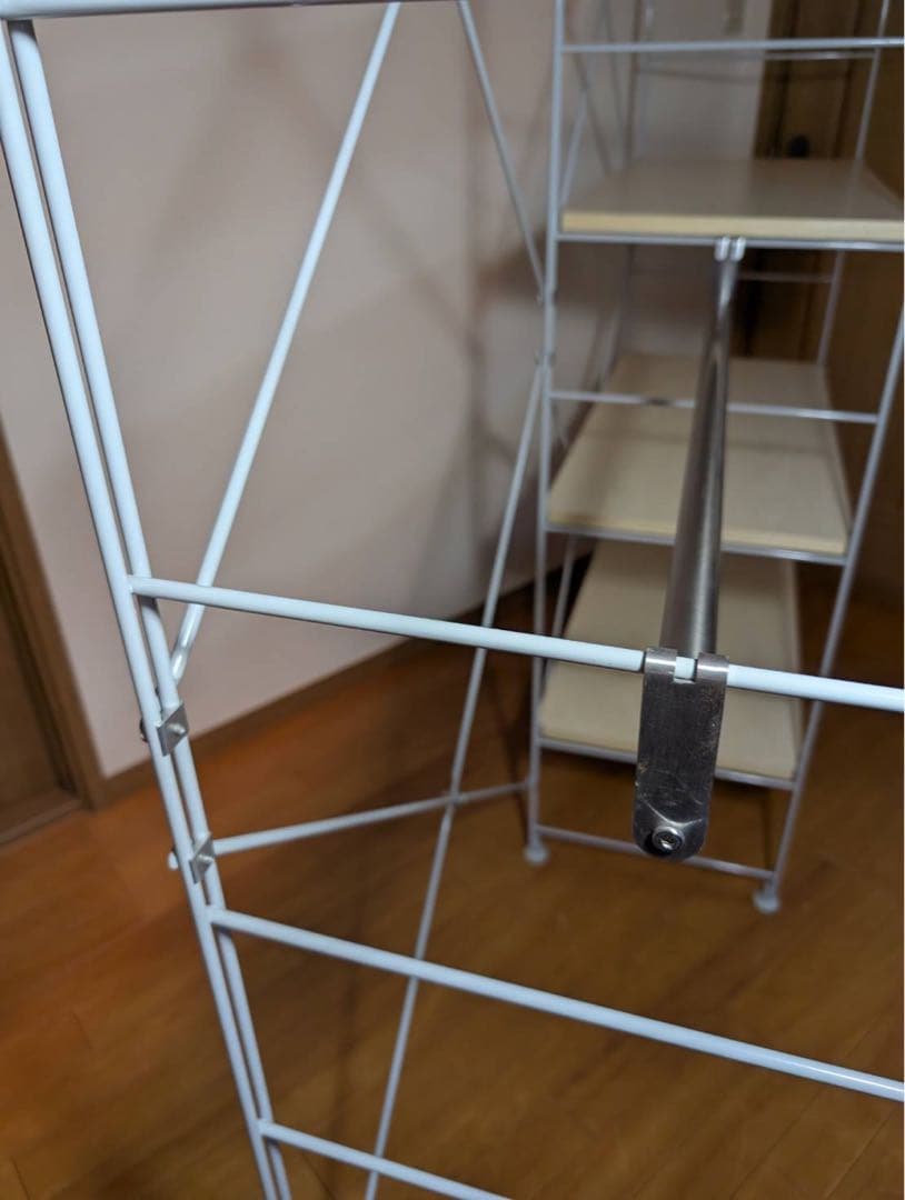 ■送料込■無印 MUJI スチールユニットシェルフ 衣類収納 ワードローブ棚家具