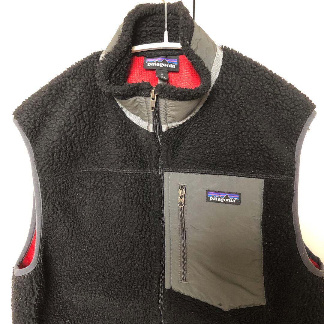 patagonia フリースベスト Mサイズ 黒