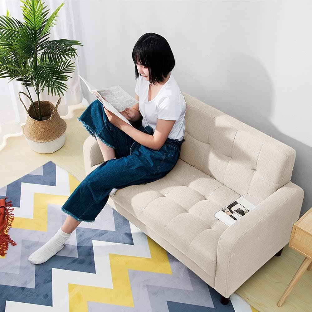 ソファー 二人がけソファー 2人掛け 幅105cm高さ12cm かんたん組立