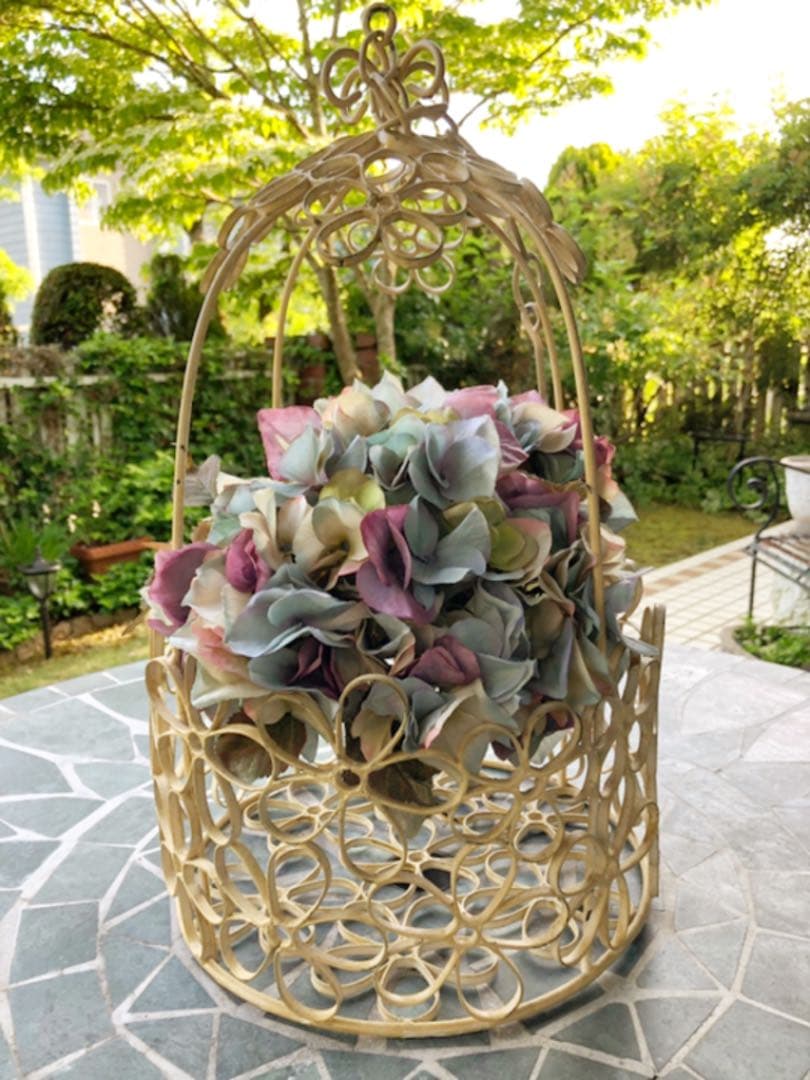 ハンギングフラワーゲージ　アイアン