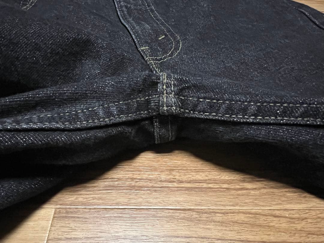 Levis 505 ブラック ジーンズ W33 L30 先染め USA製
