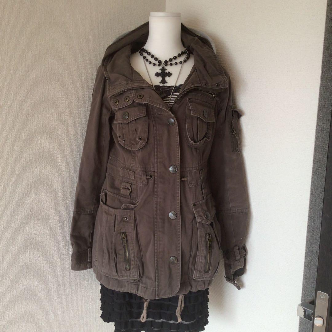 y2k 00s archive グランジgeek モッズコート　お兄系平成ギャル