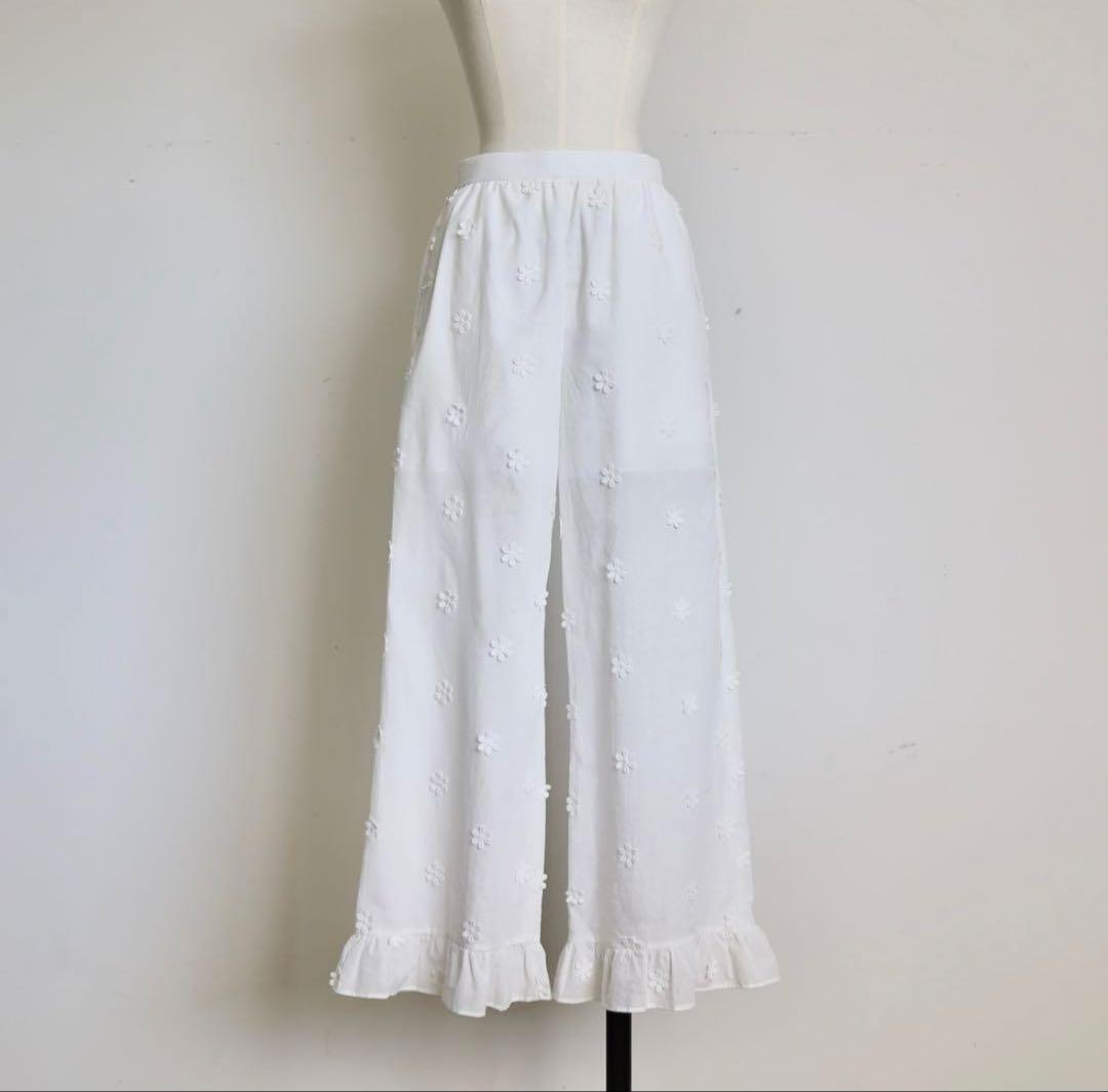 ジプソフィア gypsohila フラワーパンツ