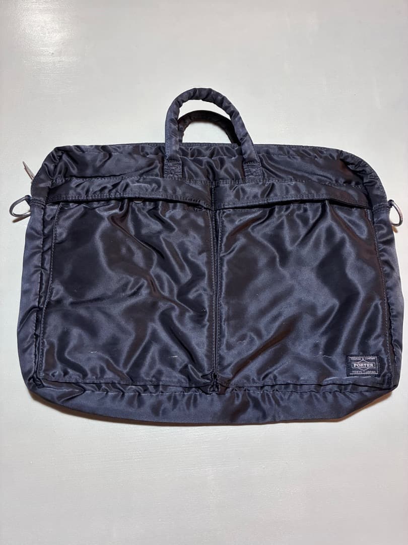 廃盤 希少！ポーター タンカー ブリーフケース＆ポーチ A4収納可能 ブラック