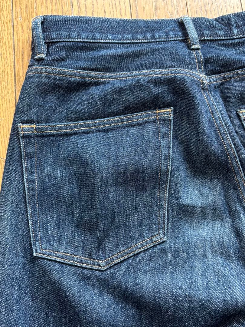 パンツ AURALEE HARD TWIST DENIM WIDE PANTS 32