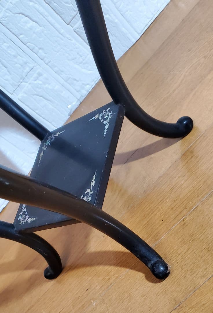 螺鈿細工　 花瓶 花台 セット　 鳳凰 　 漆器　 伝統工芸 韓国 　飾り壺