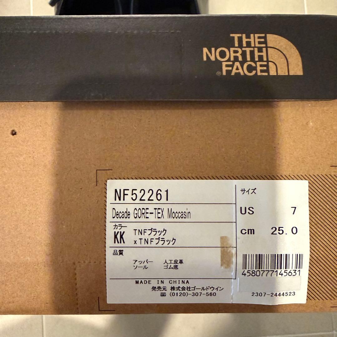 【値下美品】ノースフェイスDECADE GORE-TEX MOCCASIN 25