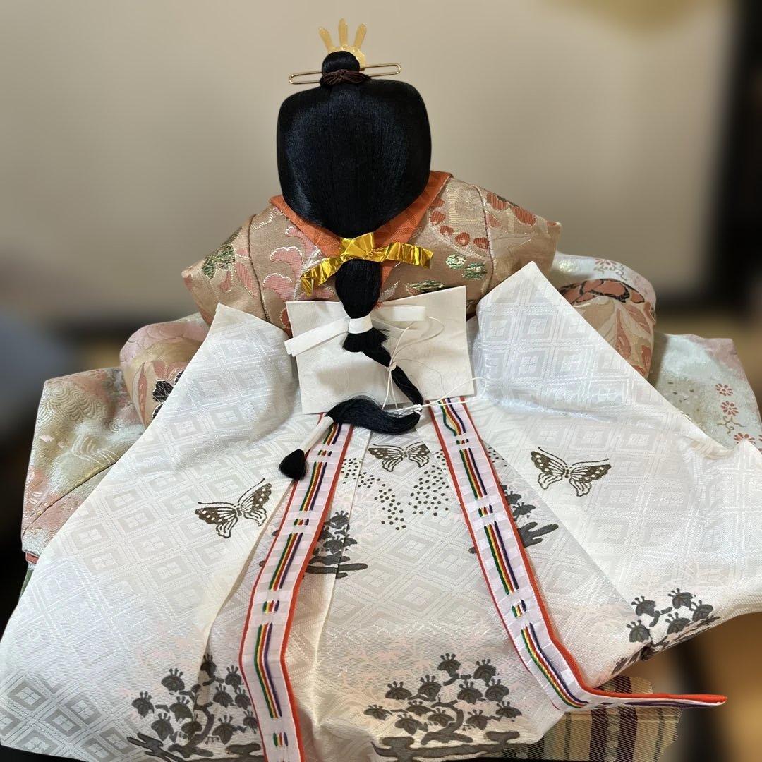 祐月　ゆめさきびな　親王飾り　大型雛人形セット +お手入れセット付き 男雛 女雛