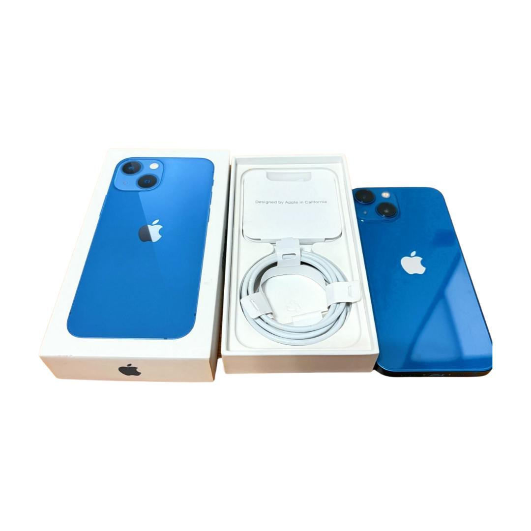 【美品】iPhone 13 mini ブルー 256GB