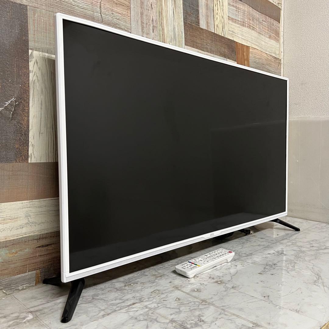 即日受渡❣️全国送料込昨年購入IRIE40V型ホワイト Wチューナー裏番組録画可