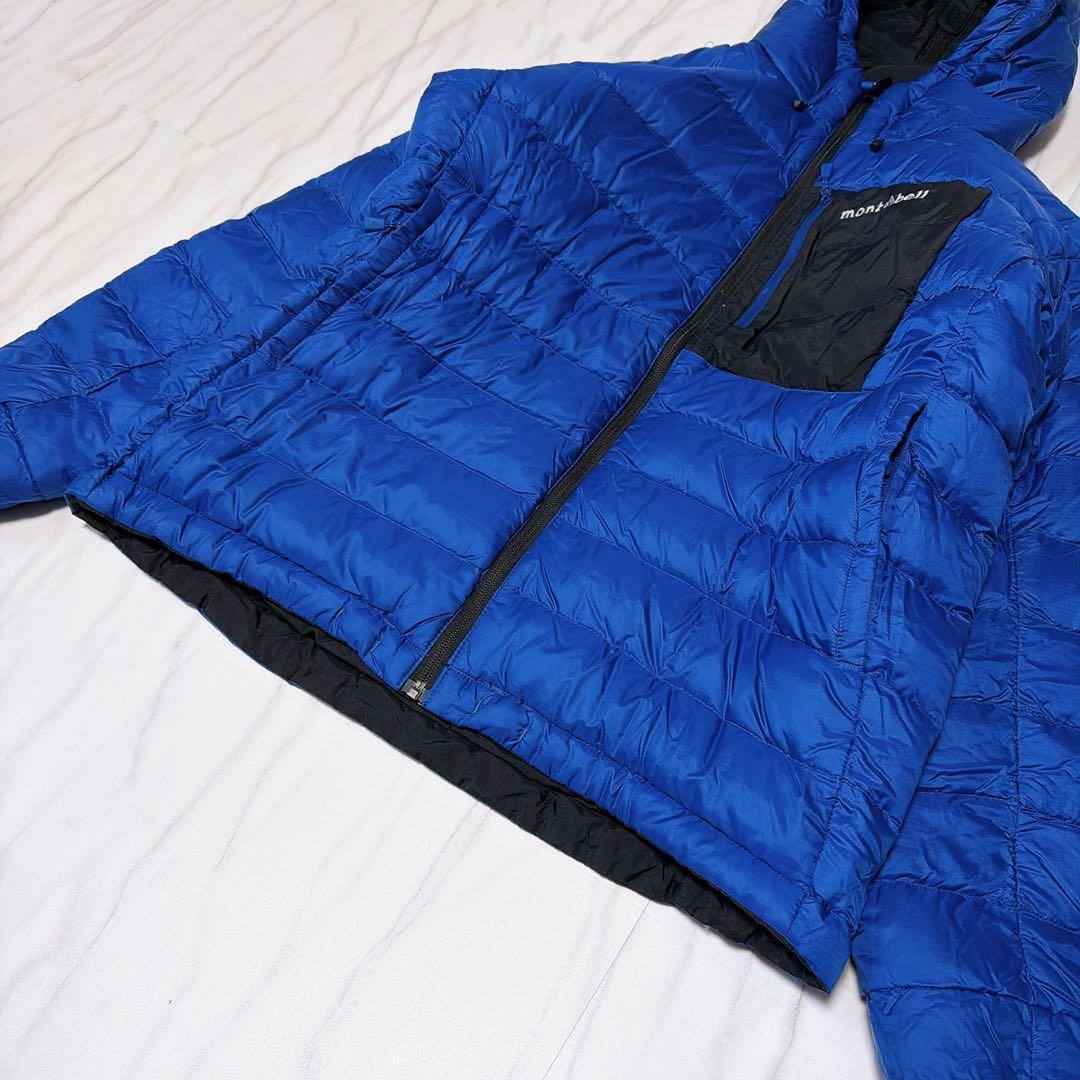 モンベル コロラドパーカ リバーシブルダウンジャケット 黒×紺 Men’s M