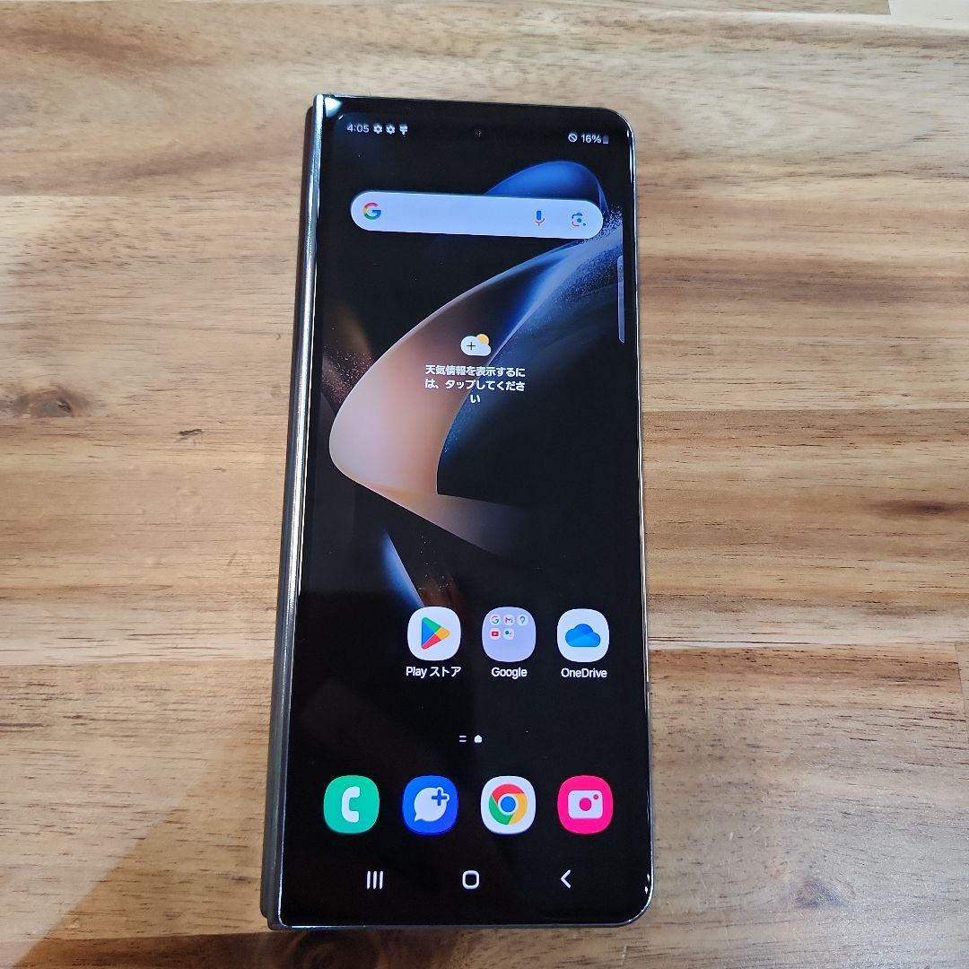 K1448 Au SIMフリー　Galaxy Z Fold4 SCG16