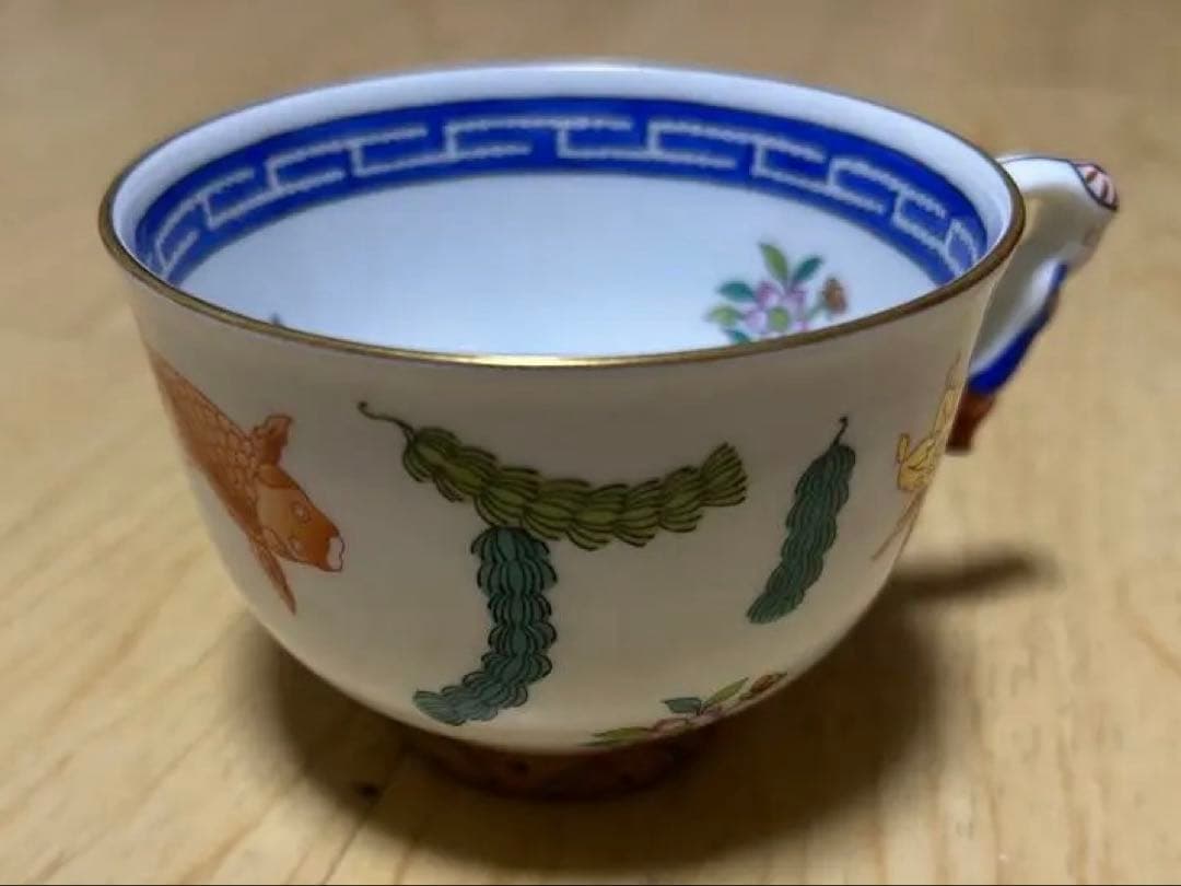 ヘレンド　ポワッソン　カップ&ソーサー