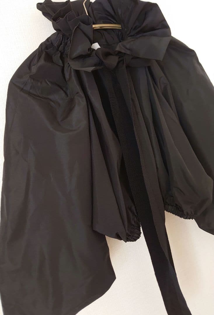 PATOU パトゥ/ドローストリングス　ラッフルフリル　ブラウス ギャザー