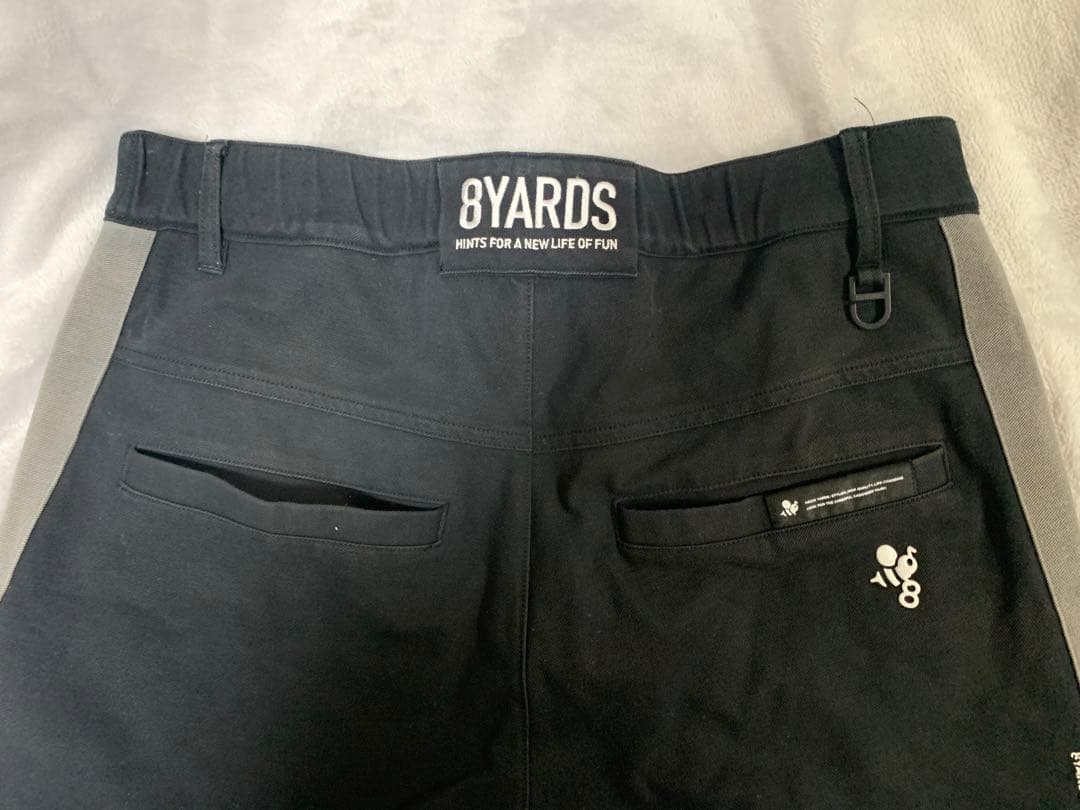8 YARDS 黒 ショートパンツ