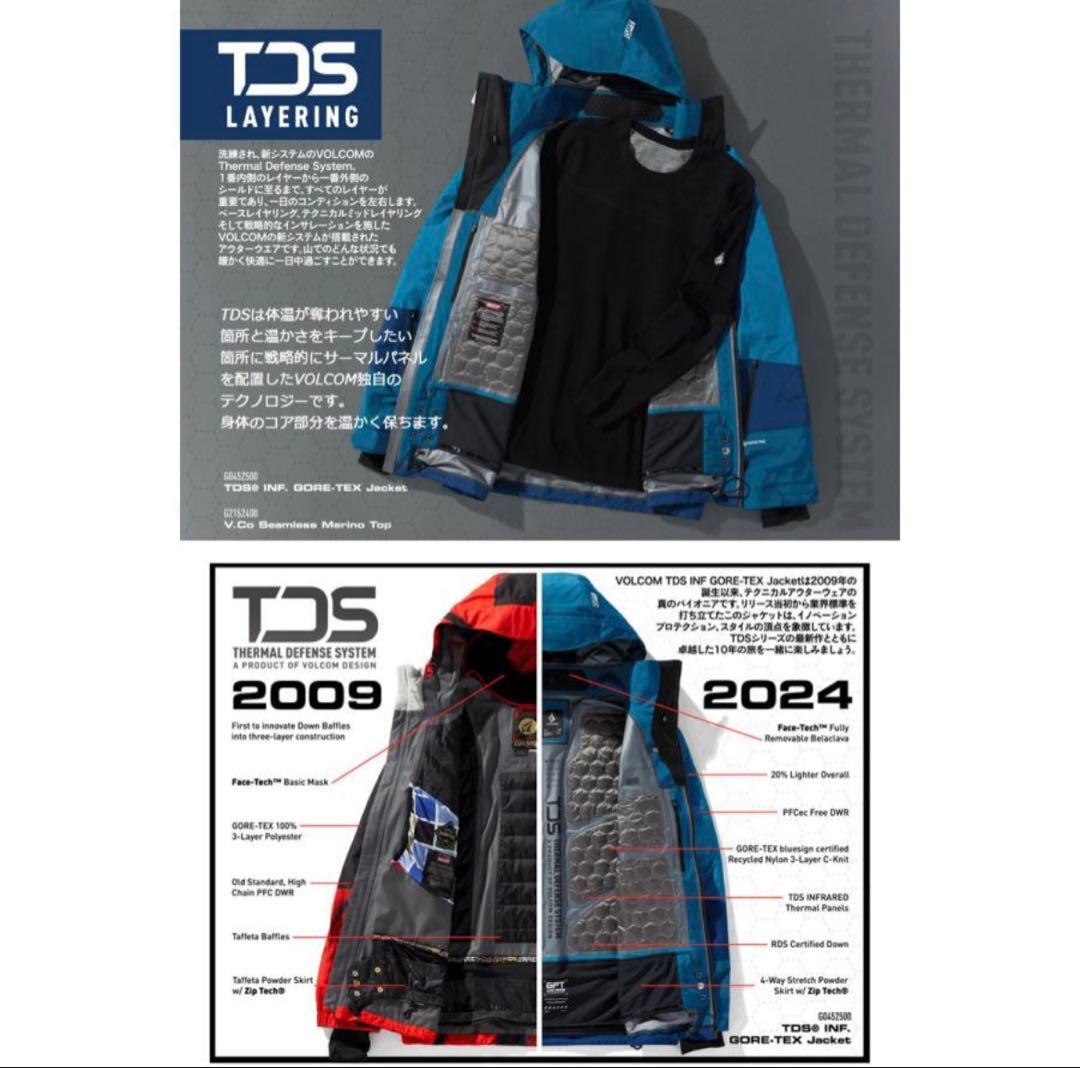 【新品】ボルコム・TDS INF ゴアジャケット・サイズ：S ※日本サイズのM