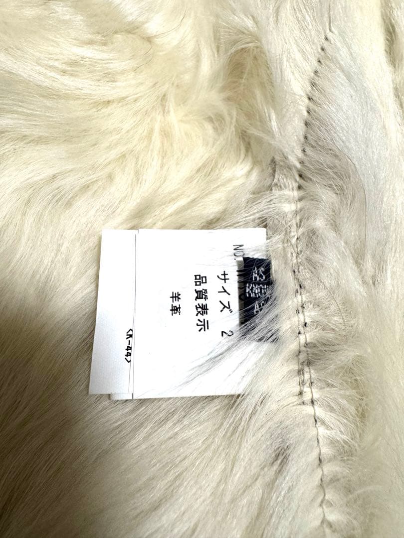 アズノウアズデワン リアルムートンコート 未使用 ②