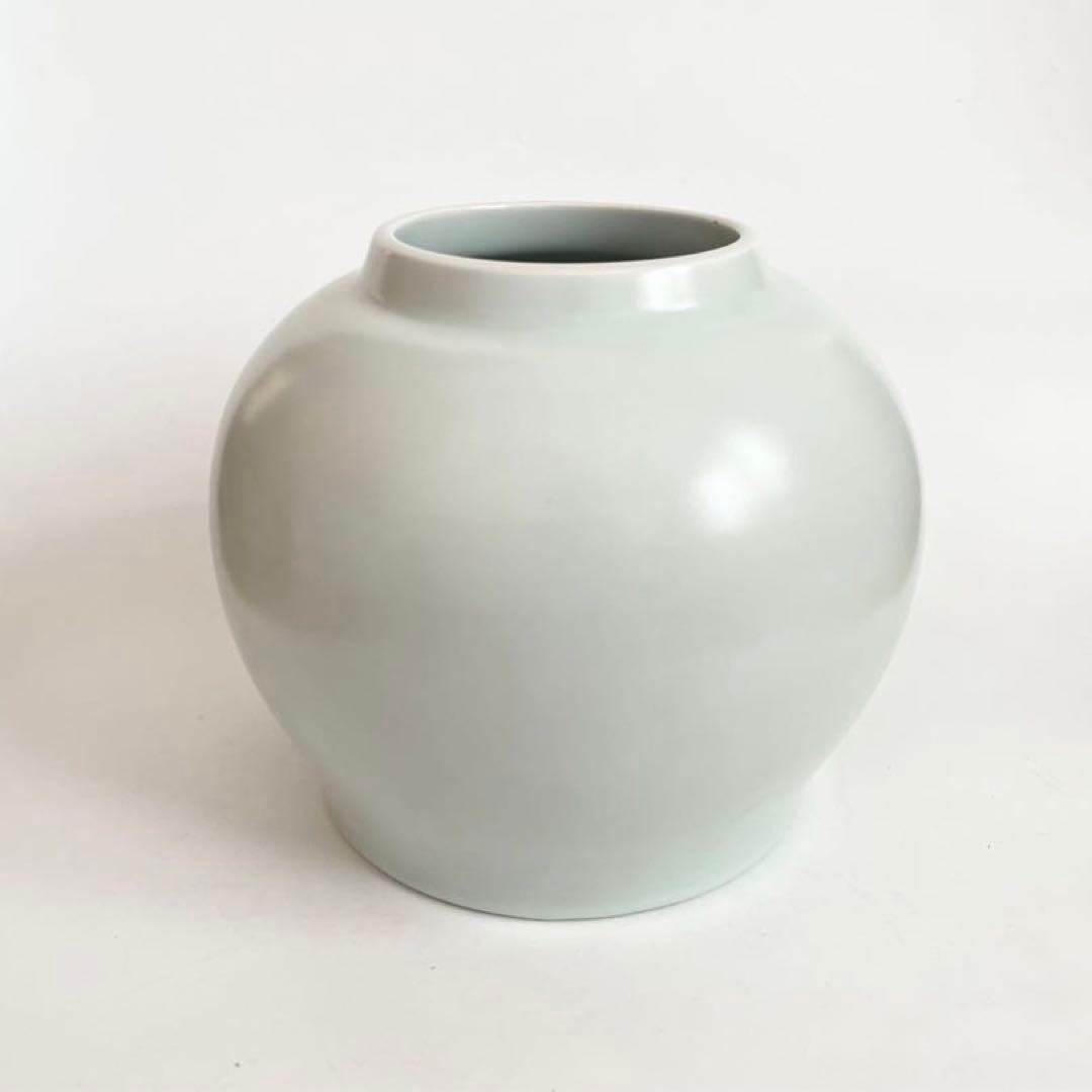陶芸家　竹中浩　白磁　壺　壷　白磁花入　花器　花瓶　共箱　李朝