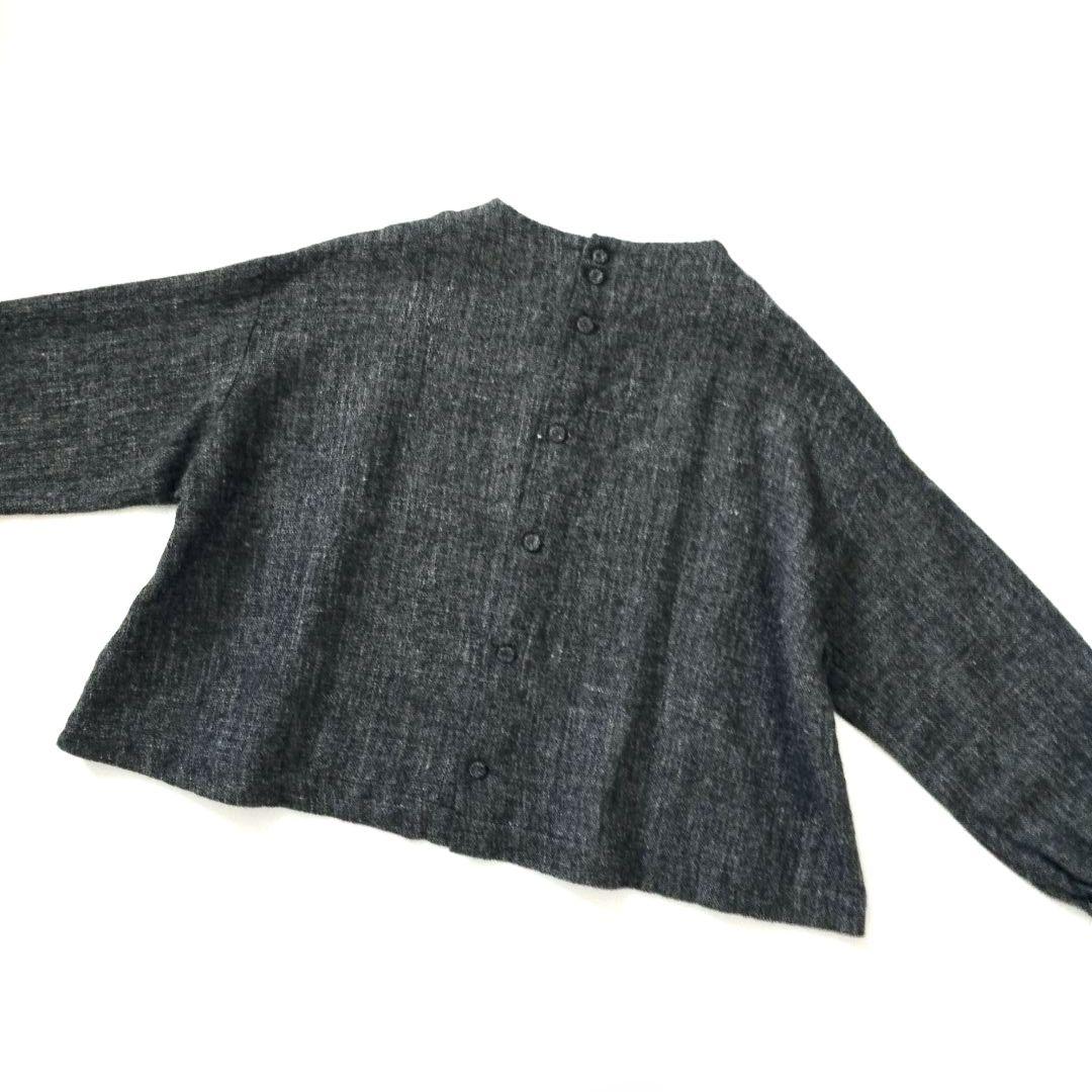 nestrobe✨シェットランドウールリネン プルオーバー シャツ