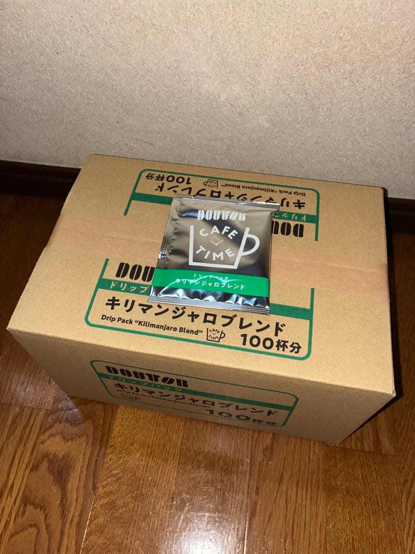 ドトール ドリップコーヒー100枚分×3種類