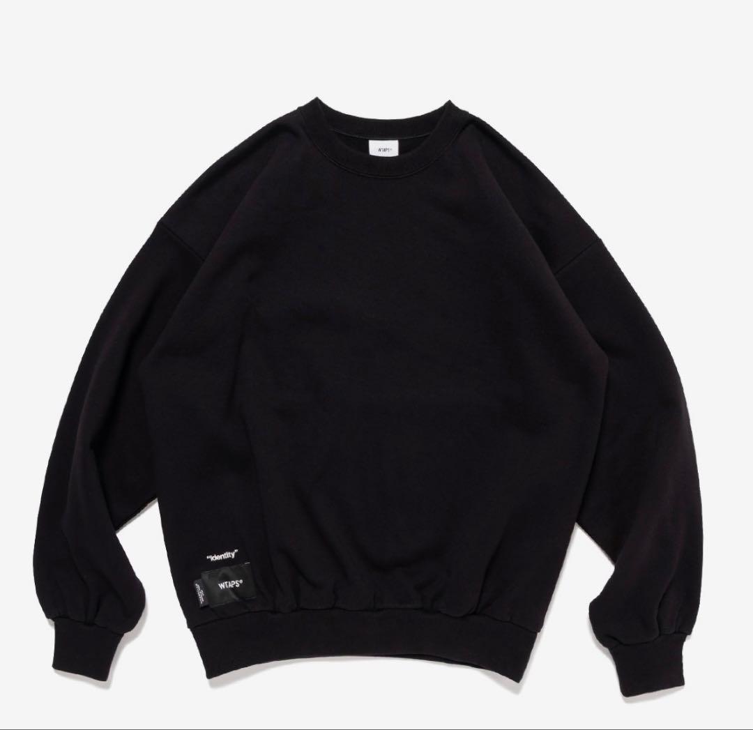 WTAPS IDENTITY SWEATER COTTON ブラック Ｌ