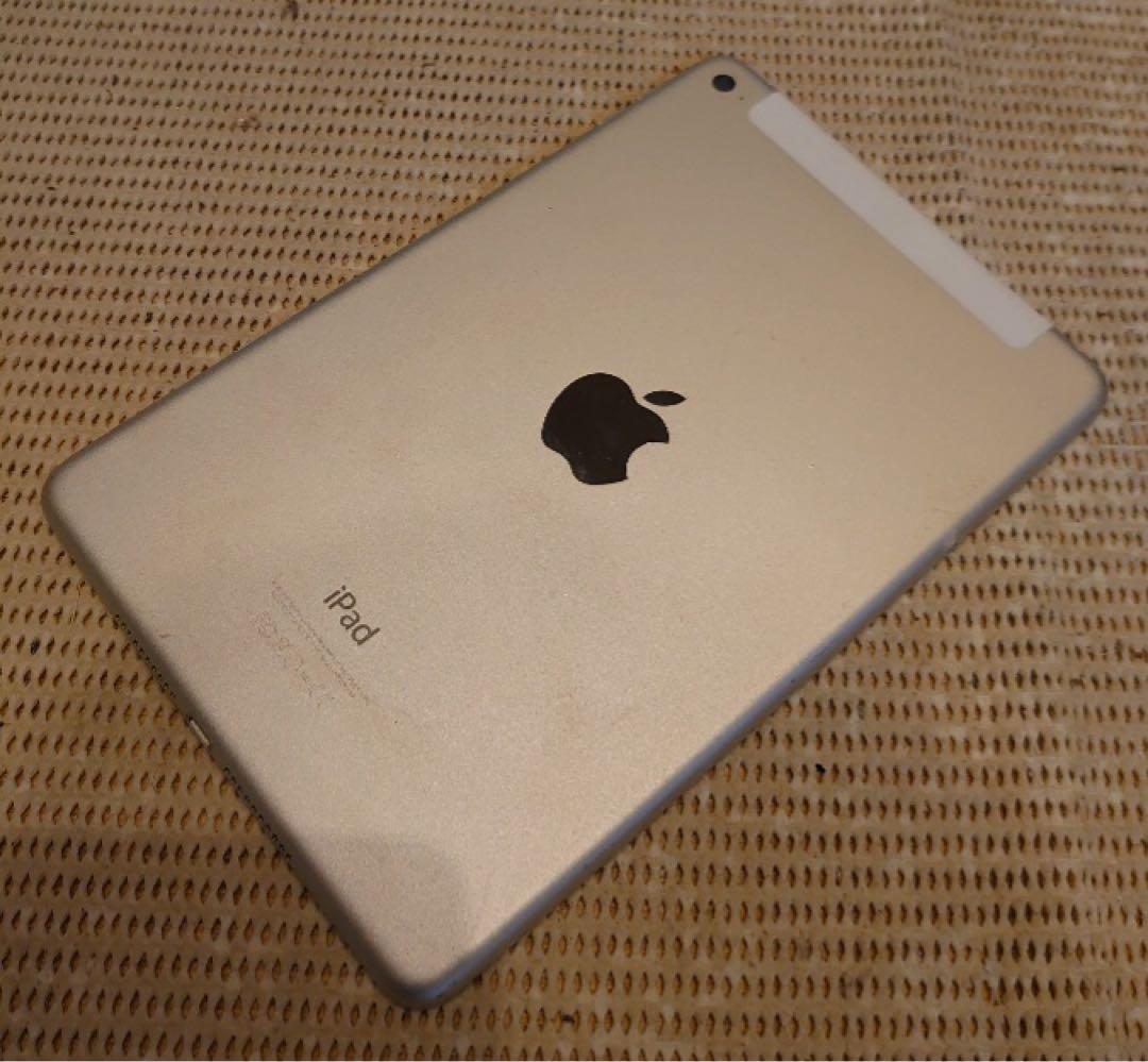 動作品SIMフリーiPad mini4本体128GBジャンク品KGHMP