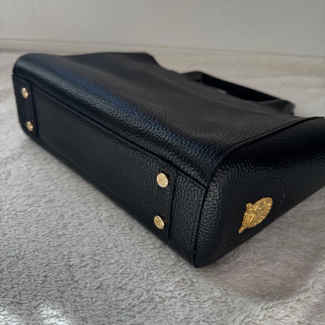 未使用 ADMJ エーディエムジェイ ハンドバッグ　送料無料　牛革　レザー