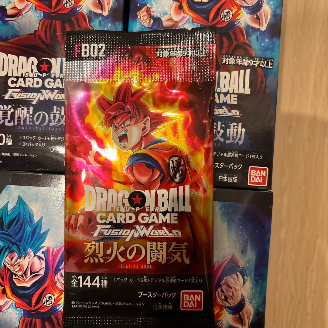 フュージョンワールド　覚醒の鼓動　4BOX テープ付き おまけつき