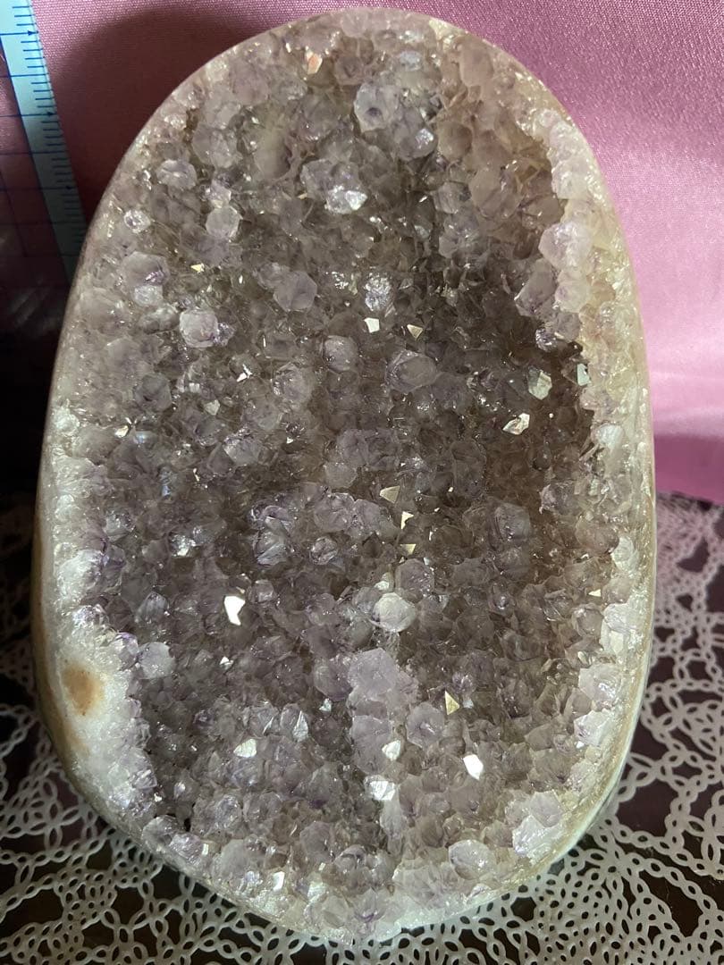 アメジストとピンクアメジスト最高級でずっしり感あり