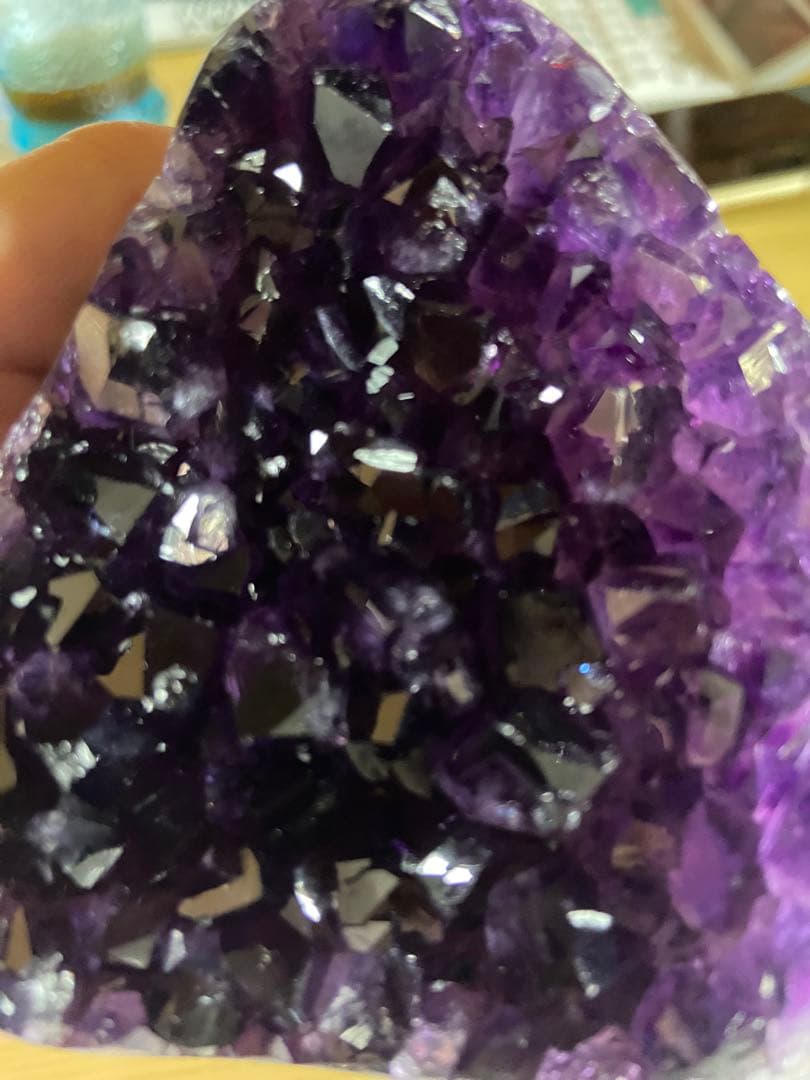アメジストとピンクアメジスト最高級でずっしり感あり