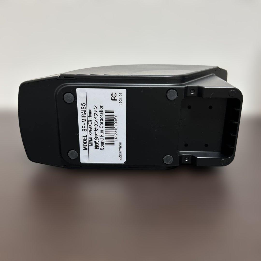 ミライスピーカー ブラック ACアダプター付き SF-MIRAIS 5