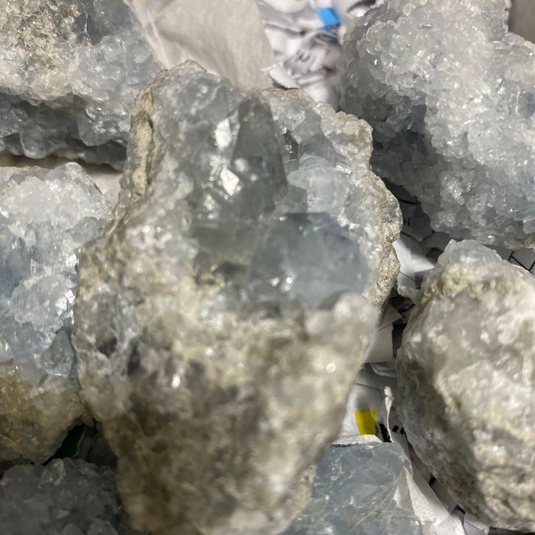 天然石セット　セレスタイト13個セット　まとめ売り