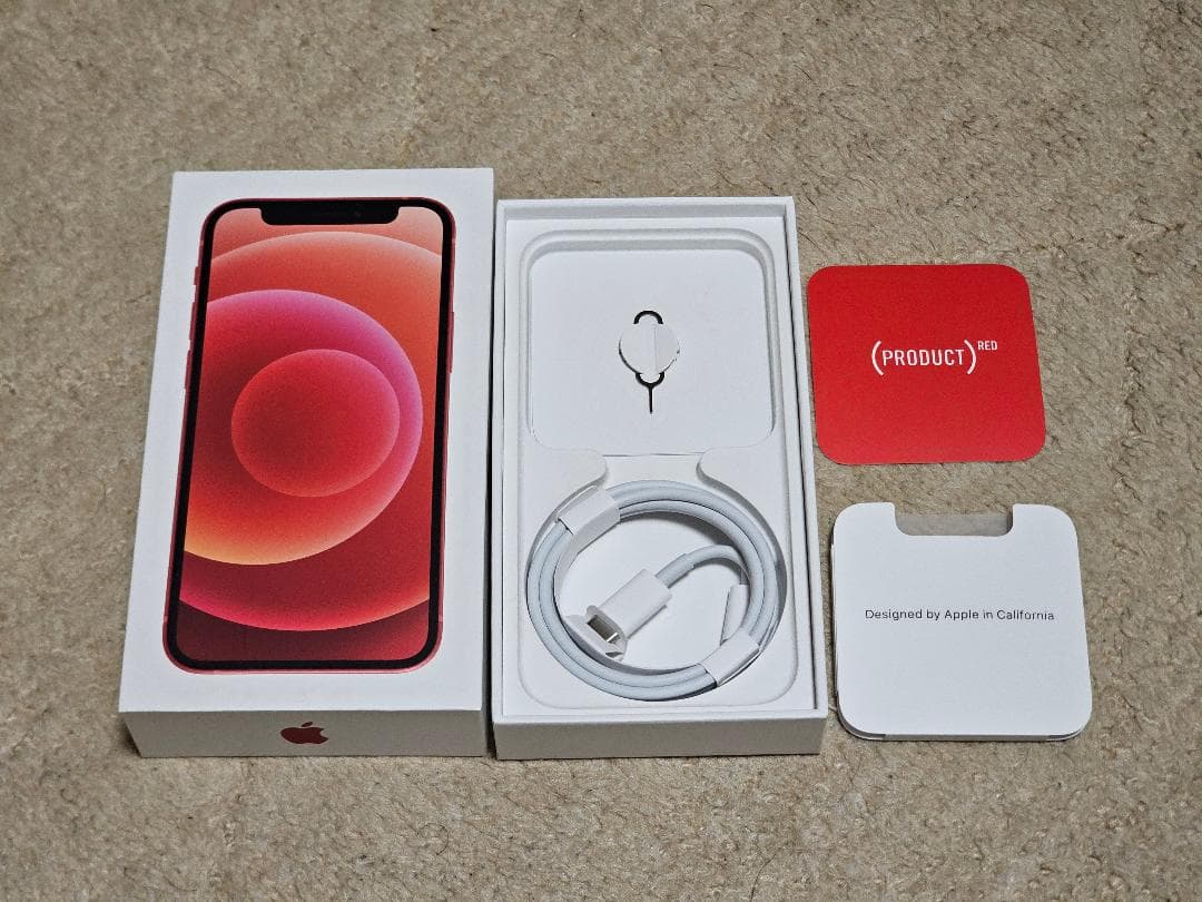 【半ジャンク品】Apple iPhone 12 mini 64GB レッド