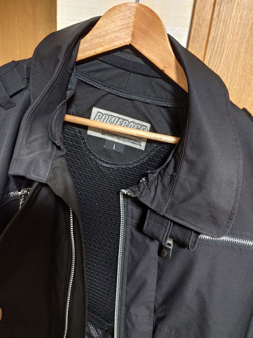 POWER AGE FURライダースジャケット Lサイズ ブラックPJ23201
