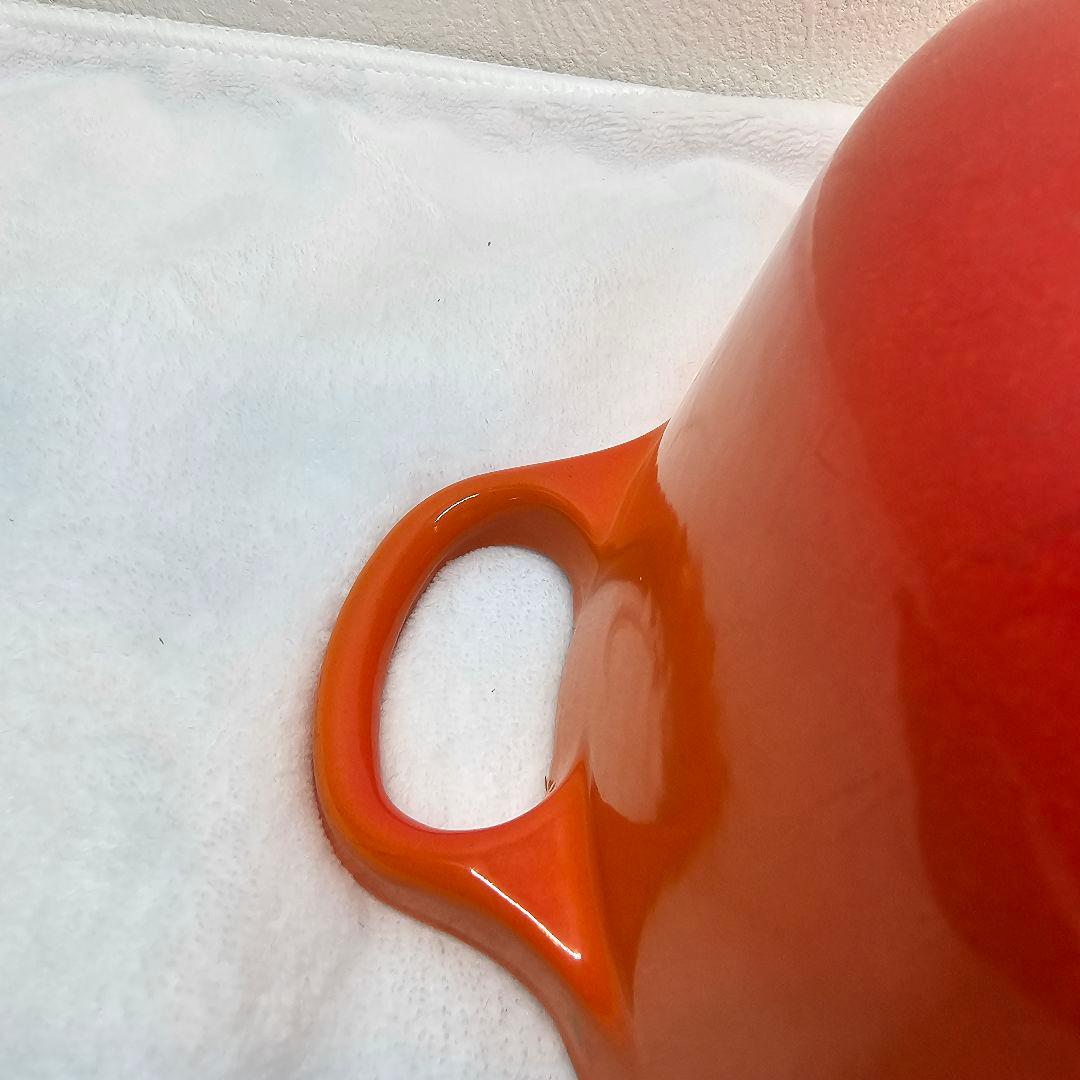 LE CREUSET ル・クルーゼ 両手鍋 20CM オレンジ
