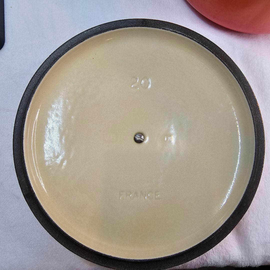 LE CREUSET ル・クルーゼ 両手鍋 20CM オレンジ