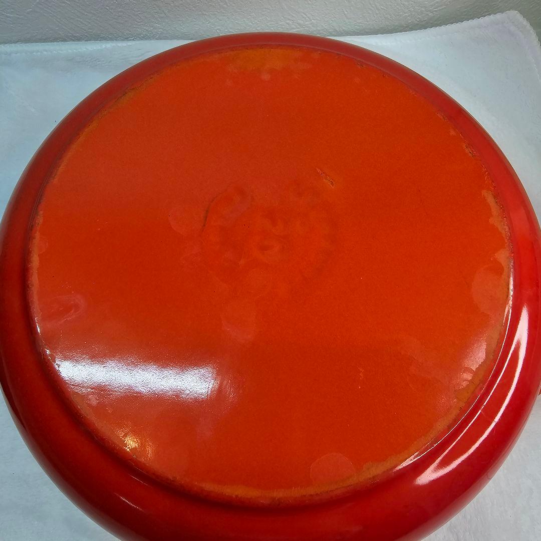 LE CREUSET ル・クルーゼ 両手鍋 20CM オレンジ