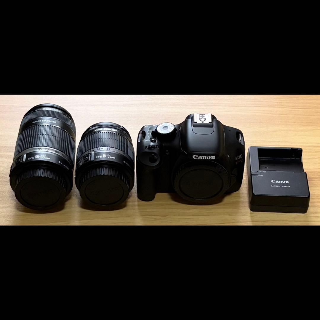 Canon EOS Kiss X4 一眼レフカメラ ダブルレンズ