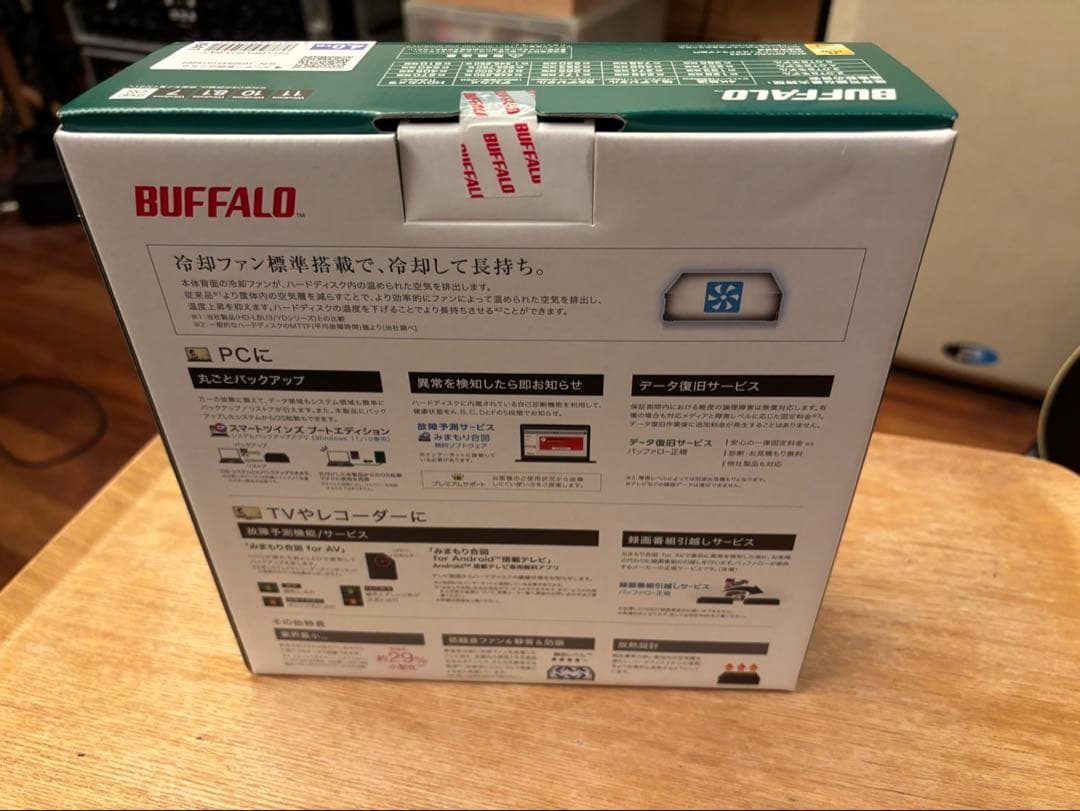 BUFFALOバッファロー 4TB外付けHDD HD-LDF4.0U3-BA/Y